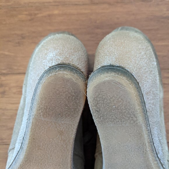 J Crew Suede Bootie Wedges with Gum Soles - Picture 6 of 8